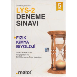 Metot Yayınları LYS 2 Fizk Kimya Biyoloji 5 li Deneme Sınavı