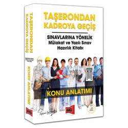 Yargı Yayınları Taşerondan Kadroya Geçiş Sınavlarına Yönelik Mülakat ve Yazılı Sınav Hazırlık Kitabı Konu Anlatımı