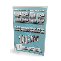 Pelikan Yayıncılık 2018 KPSS ve Kurum Sınavlarına Yönelik ESAS Muhasebe 10 Çözümlü Deneme