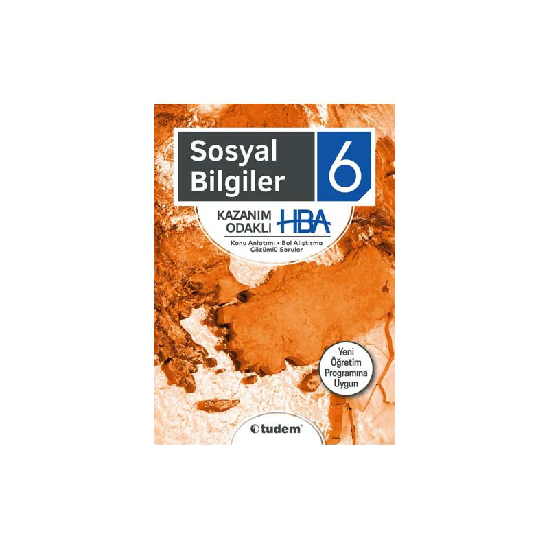 Tudem Yayınları 6. Sınıf Sosyal Bilgiler Kazanım Odaklı HBA