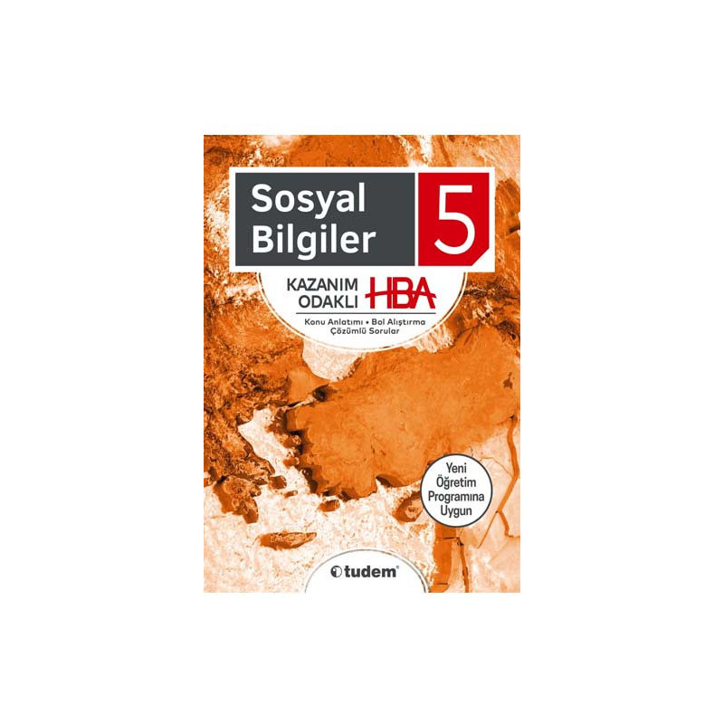 Tudem Yayınları 5. Sınıf Sosyal Bilgiler Kazanım Odaklı HBA