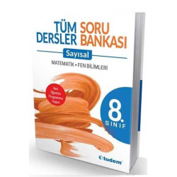 Tudem Yayınları 8. Sınıf Tüm Dersler Sayısal Soru Bankası