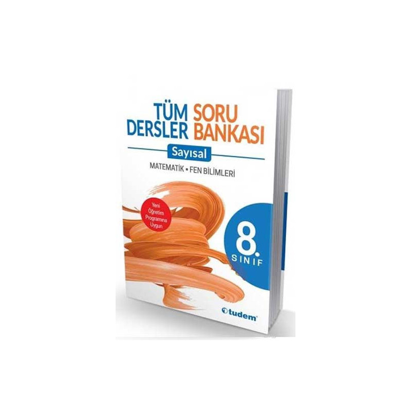 Tudem Yayınları 8. Sınıf Tüm Dersler Sayısal Soru Bankası