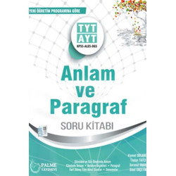 Palme Yayınları TYT AYT KPSS ALES DGS Anlam ve Paragraf Soru Kitabı