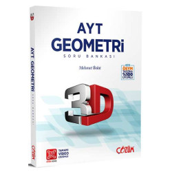 Çözüm Yayınları AYT Geometri 3D Soru Bankası
