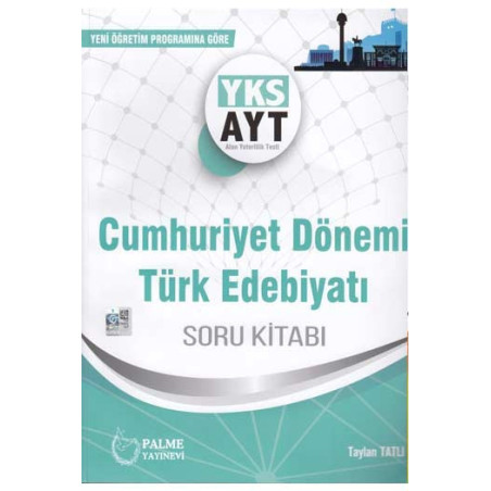 Palme Yayınları AYT Cumhuriyet Dönemi Türk Edebiyatı Soru Kitabı