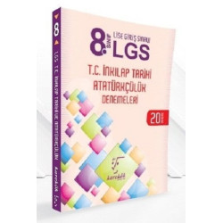 Karekök Yayınları 8. Sınıf LGS TC İnkılap Tarihi Atatürkçülük Denemeleri