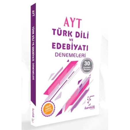 Karekök Yayınları AYT Türk Dili ve Edebiyatı Çözümlü 30 Deneme