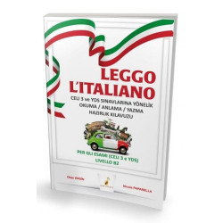 Pelikan Yayınları Leggo L`italiano Celi 3 ve YDS Sınavlarına Yönelik Okuma Anlama Yazma Hazırlık Kılavuzu