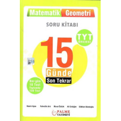 Palme Yayınları TYT Öncesi Matematik Geometri 15 Günde Son Tekrar Soru Kitabı