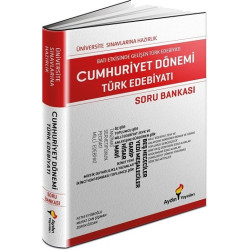 Aydın Yayınları Cumhuriyet Dönemi Türk Edebiyatı Soru Bankası