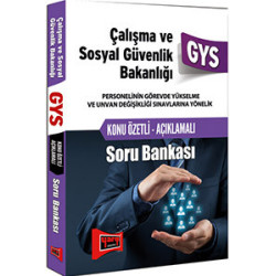 Yargı Yayınları 2016 GYS Çalışma ve Sosyal Güvenlik Bakanlığı Konu Özetli Soru Bankası